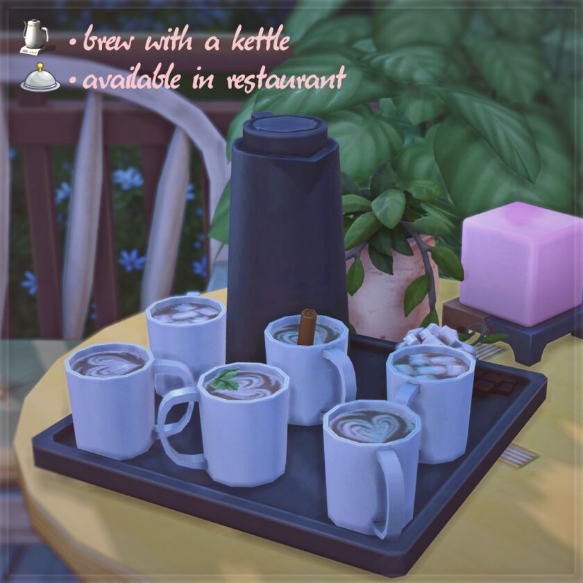Refreshing Kettle Drinks 3 Refreshing Kettle Drinks Sims 4 CC