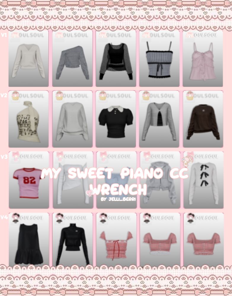My Sweet Piano CC Override Sims 4 CC