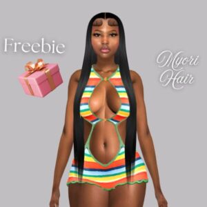 Myori Freebie by Simtury Sims 4 CC