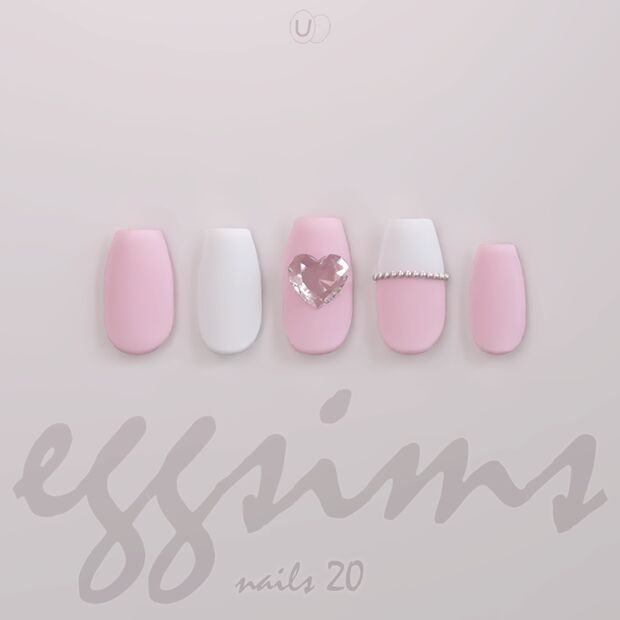 Nails 20 by Eggsims 2 sims 4 cc nails 20 by eggsims 2