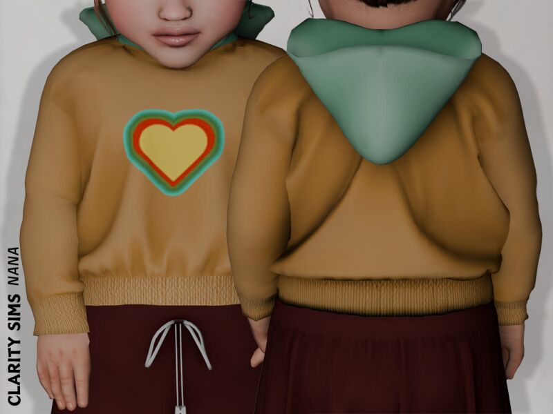sims 4 cc nana hoodie infant 4