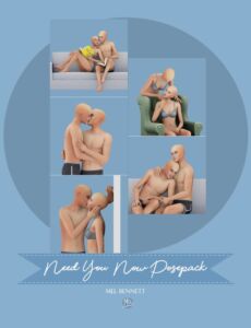 Need YOU NOW Posepack Sims 4 CC