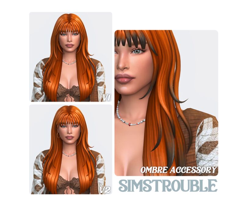 Nicole Hairstyle By Simstrouble 2 sims 4 cc nicole hairstyle by simstrouble 2