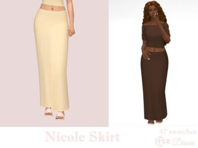 Nicole Skirt By Dissia Sims 4 CC