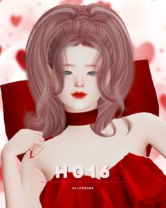 Nilyn Hair H016 Sims 4 CC
