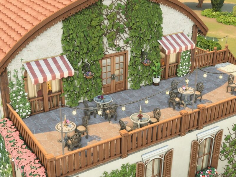 Not So Romantic Restaurant - Community Lot 5 sims 4 cc not so romantic restaurant community lot 4