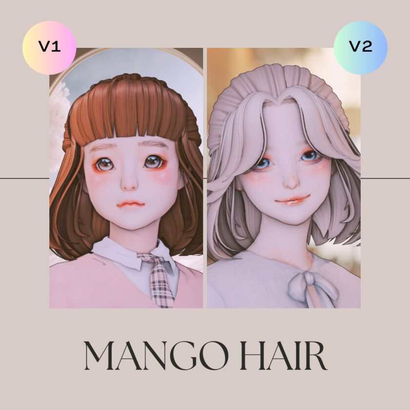 [OPB] Mango Hair Sims 4 CC