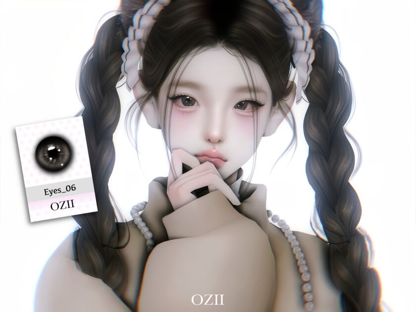 Ozii Eyes 06 - 12 Swatches Facepaint 1 Ozii Eyes 06 – 12 Swatches Facepaint Sims 4 CC