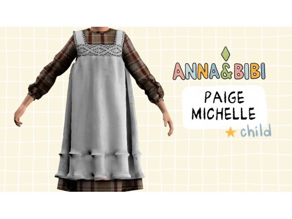 Paige Michelle | Vintage Style Inspiration Sims 4 CC