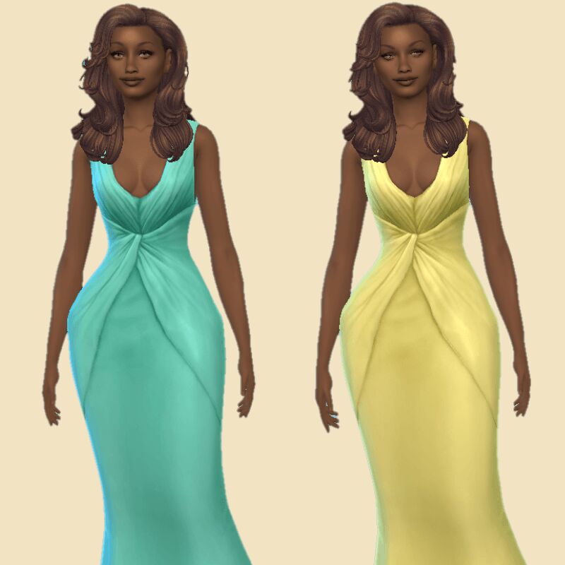 Elegant Pastel Evening Dress by Ecstatic_Payne79 2 sims 4 cc pastel evening dress by ecstatic payne79 2