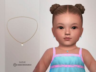 Perle Necklace Infant By Suzue Sims 4 CC