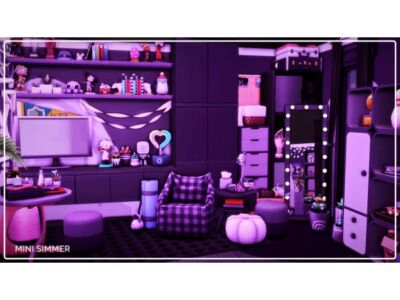 Pixel Living – No CC Sims 4 CC
