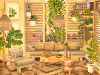 Plant Lover – Living Room CC Sims 4 CC