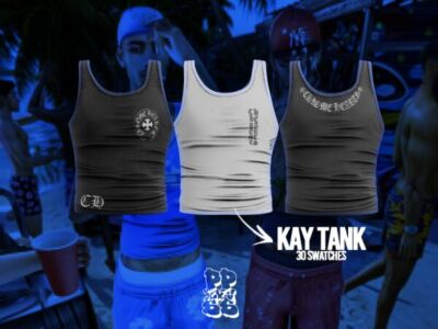 Poppin – KAY Tank – Standard Version Sims 4 CC