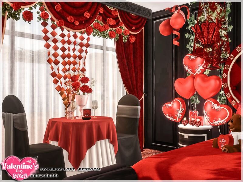 sims 4 cc power of love bedroom 3