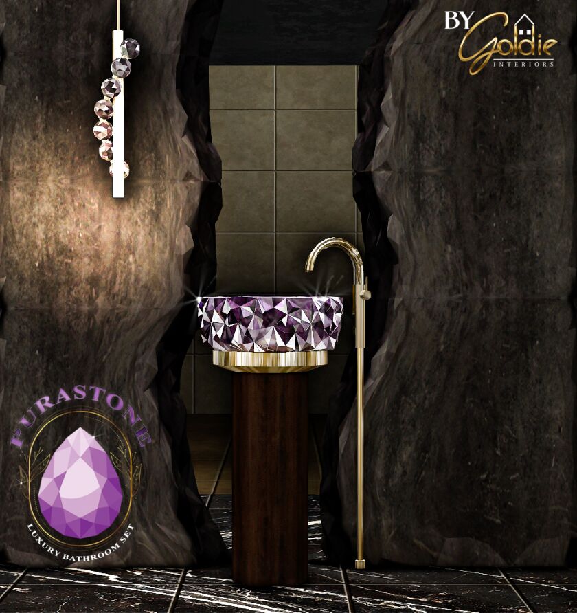 Purastone: Elegant Bathroom Set with Free Gift 11 sims 4 cc purastone free gift 14