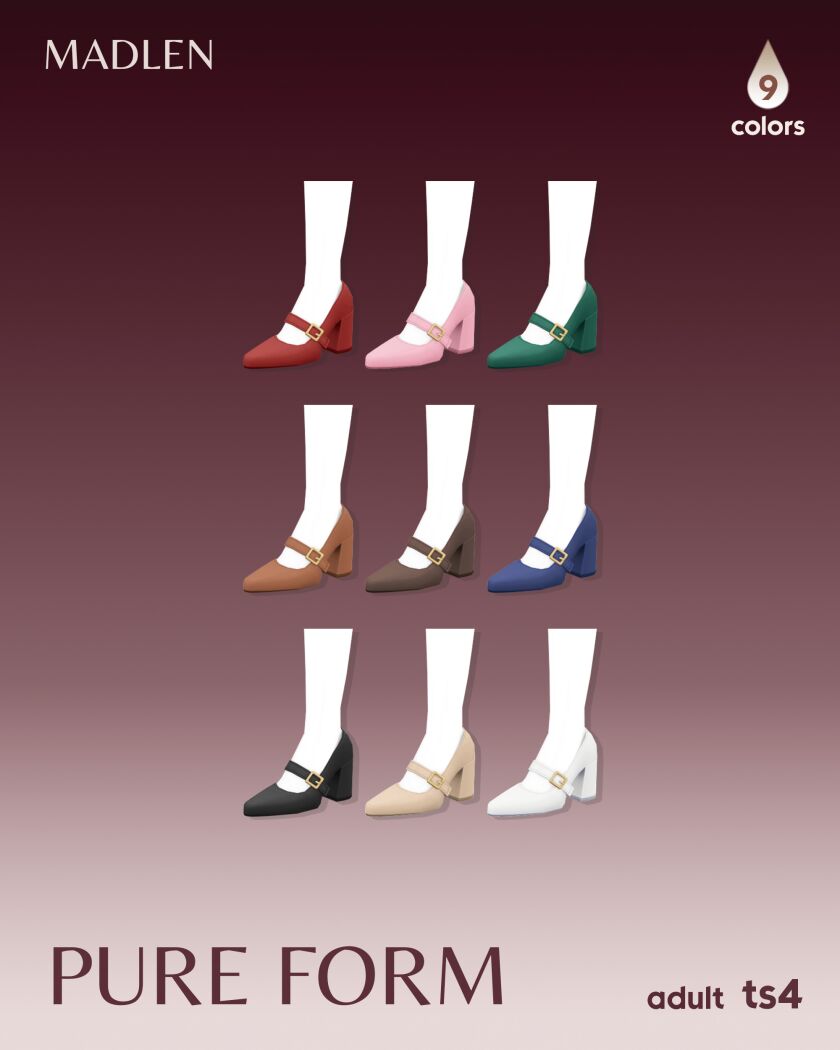 sims 4 cc pure form set elegant simple silhouettes with a 4