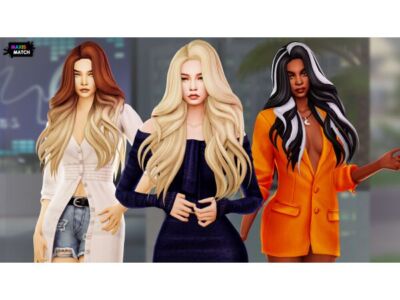 Stunning Rachele Hairstyle for The Sims 4 Sims 4 CC