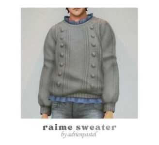 Stylish Raime Sweater Recolor Sims 4 CC