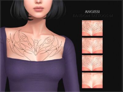Random Tattoos 61 by Angissi Sims 4 CC