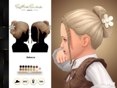 Adorable Rebecca Hairstyle for Toddlers Sims 4 CC