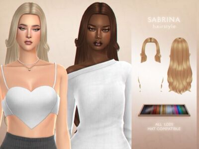 Sabrina Hairstyle: A Stylish Look for Sims Sims 4 CC