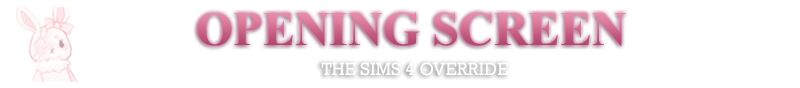 ✦‏‏Serena⟡ ‏‏‏‏Kuromi & My Melody Opening Screen Override✦ Sims 4 CC