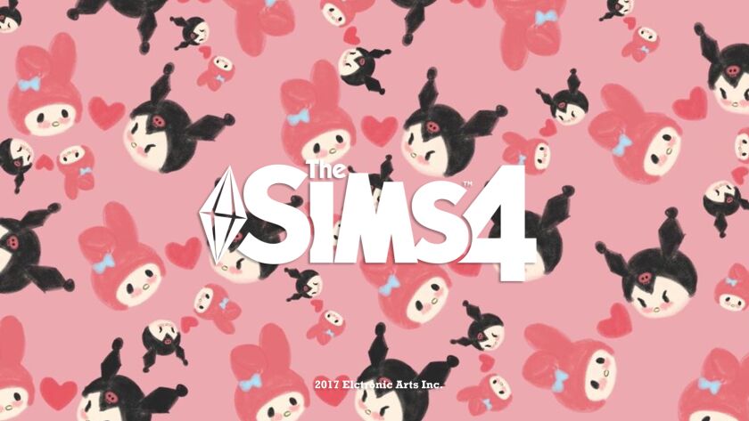 sims 4 cc serena kuromi my melody opening screen 3