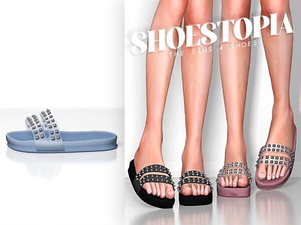 sims 4 cc shoestopia batwoman platform boots 2