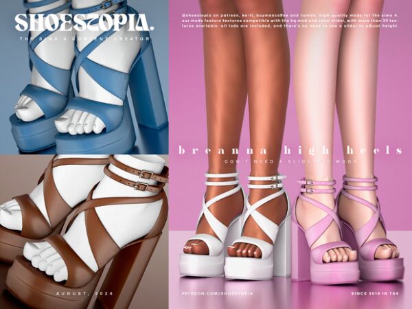 sims 4 cc shoestopia dragon age high heels 10