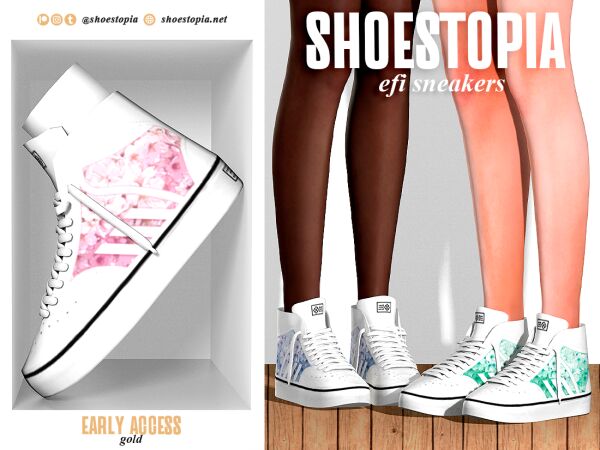 Stylish EFI Sneakers for The Sims 4 1 Stylish EFI Sneakers for The Sims 4 Sims 4 CC