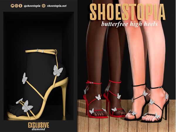 Fivella Sandals for Sims 4 2 sims 4 cc shoestopia fivella sandals 7