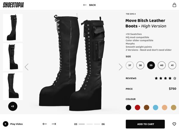 Shoestopia - Havs Slid 5 sims 4 cc shoestopia havs slid 5