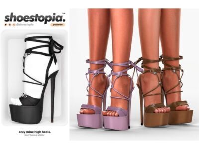 Shoestopia – Only Mine High Heels Sims 4 CC