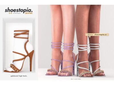 Stylish Ppkdumall High Heels for Sims 4 Sims 4 CC