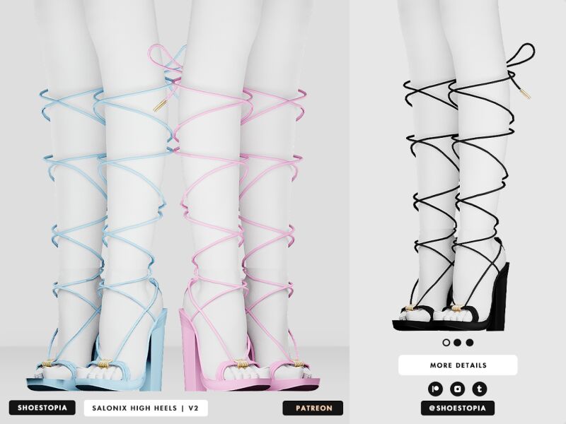 sims 4 cc shoestopia salonix high hells 2