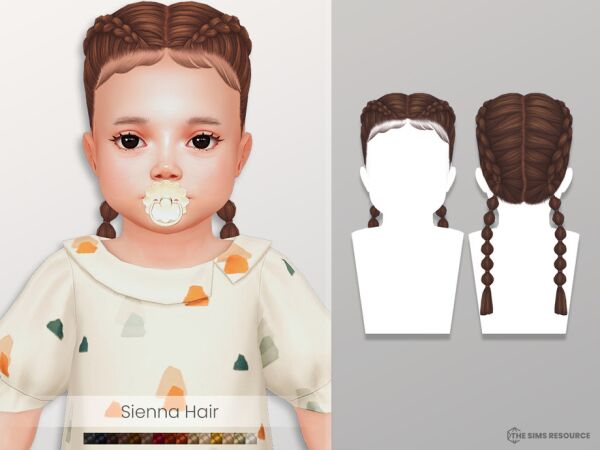 Sienna Hair for Toddlers 1 Sienna Hair for Toddlers Sims 4 CC