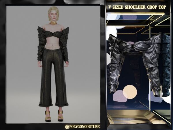 Stunning Silk Pompadour Outfit 16 sims 4 cc silk in pompadour outfit 5