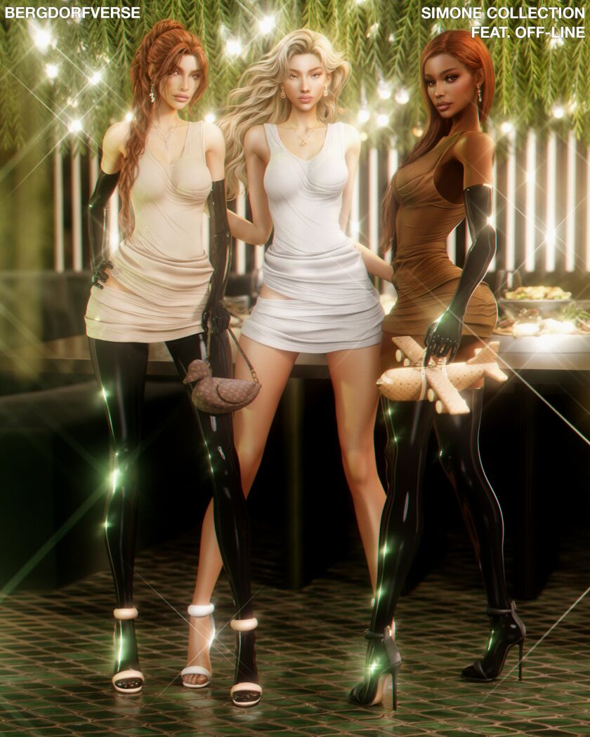Explore the Simone Collection Featuring Off-Line 1 Explore the Simone Collection Featuring Off-Line Sims 4 CC