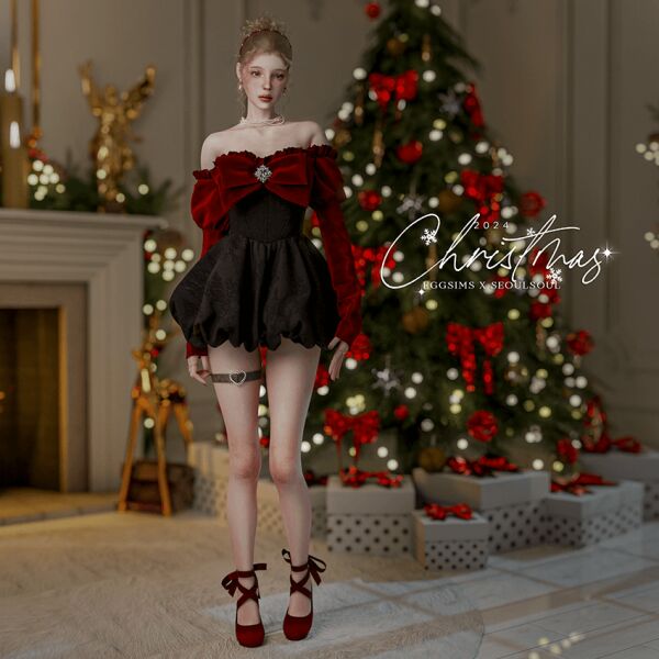 2024 X-Mas Collaboration: EGGSIMS x SEOULSOUL 1 2024 X-Mas Collaboration: EGGSIMS x SEOULSOUL Sims 4 CC