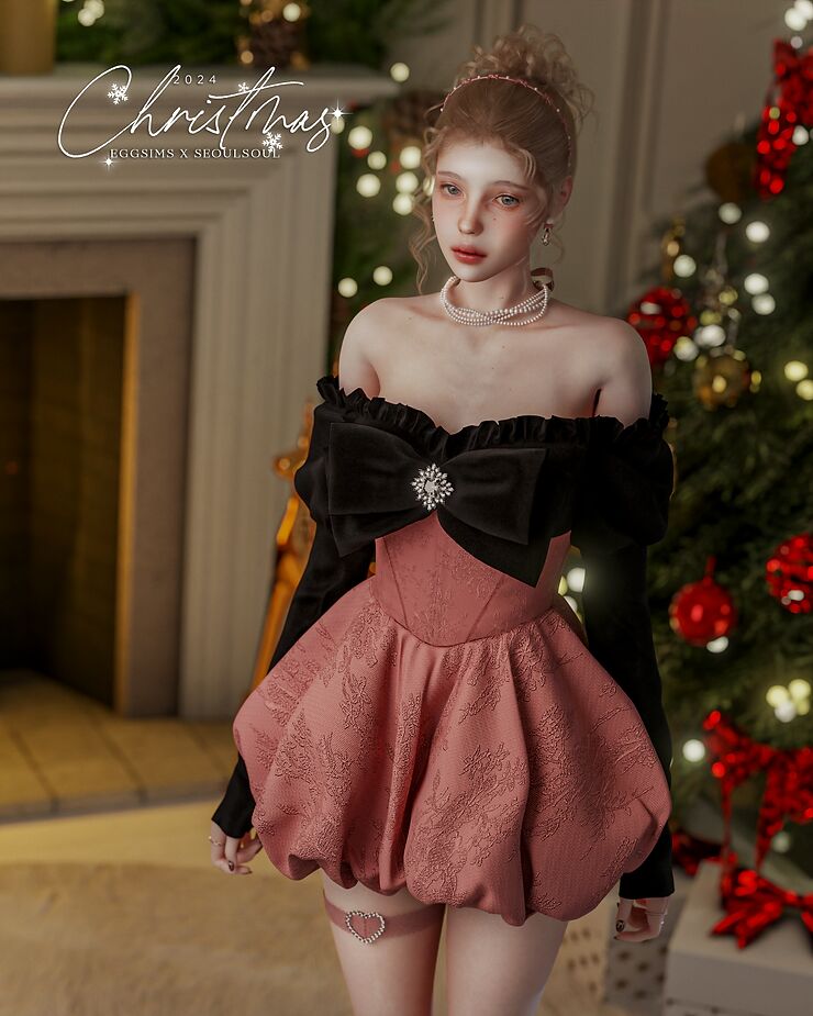 2024 X-Mas Collaboration: EGGSIMS x SEOULSOUL 5 sims 4 cc sims4 collabo 2024 x mas eggsims x seoulsoul 2