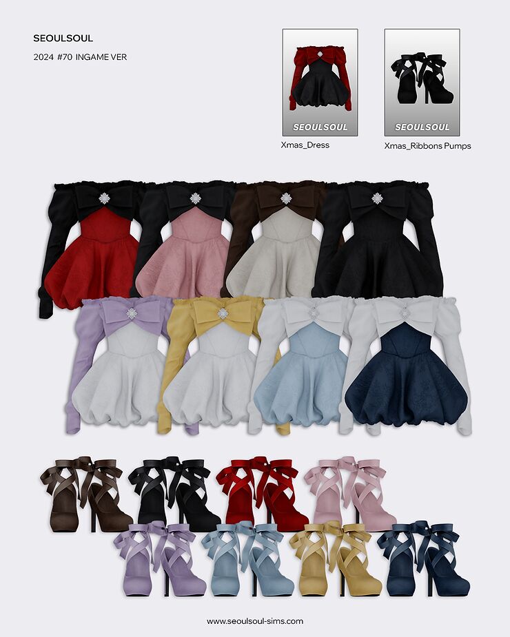 2024 X-Mas Collaboration: EGGSIMS x SEOULSOUL 3 sims 4 cc sims4 collabo 2024 x mas eggsims x seoulsoul 4