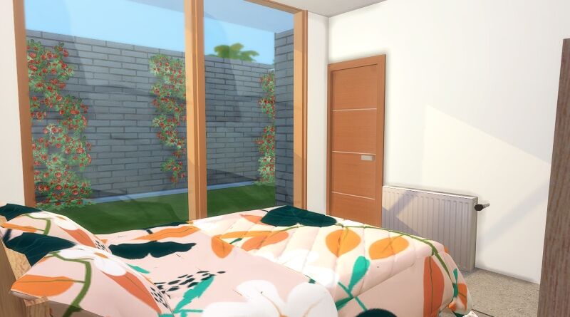 Small And Modern House 7 sims 4 cc small and modern house 6