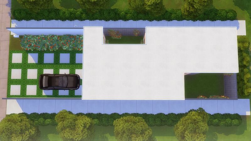 Small And Modern House 3 sims 4 cc small and modern house 8