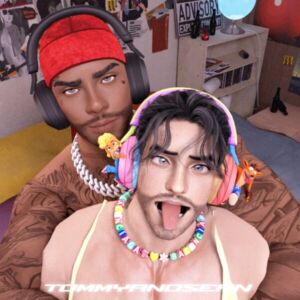 SNY Wireless Headphone: Crash and Coco Add-On Sims 4 CC