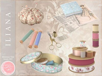 Solunarae – Iliana SET Sims 4 CC