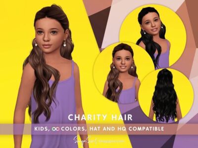 SonyaSims – Charity Hair Sims 4 CC