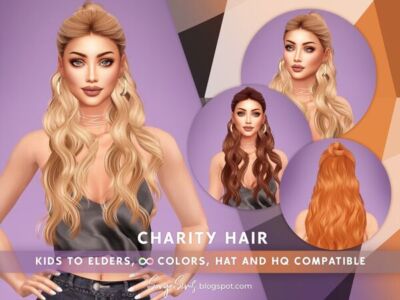 Charity Hair by SonyaSims Sims 4 CC