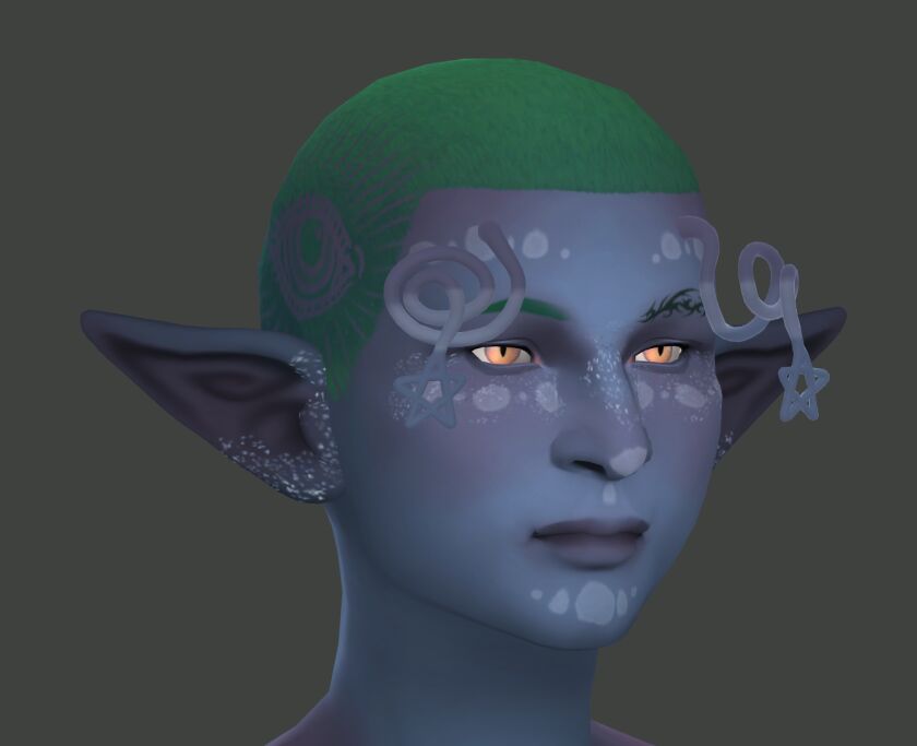 Star Springs Antennae - Two Versions Available! 3 sims 4 cc star sproings antennae 2 versions 4