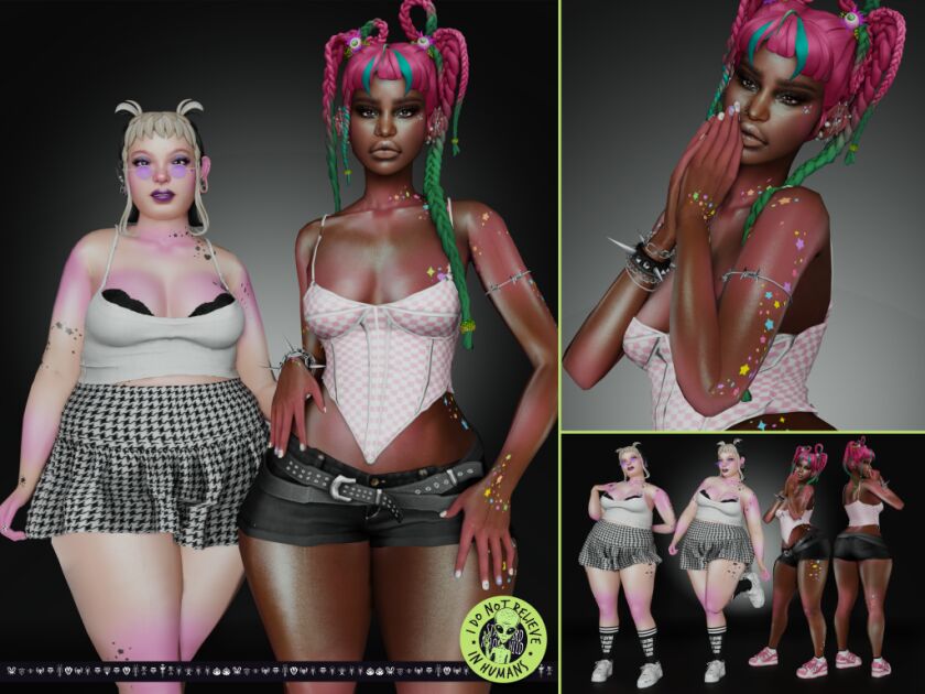 Discover the Starline Tattoo - TSR Exclusive 4 sims 4 cc starline tattoo tsr exclusive x10 colours found 2